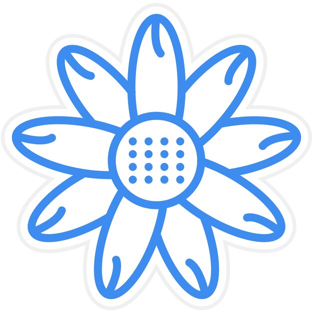 Вектор Векторный дизайн daisy icon style