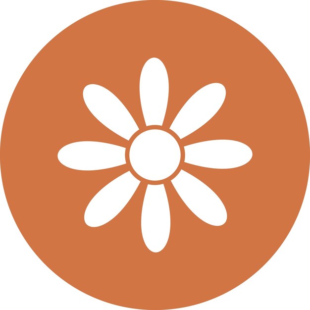 Vector Design Daisy Icon Style