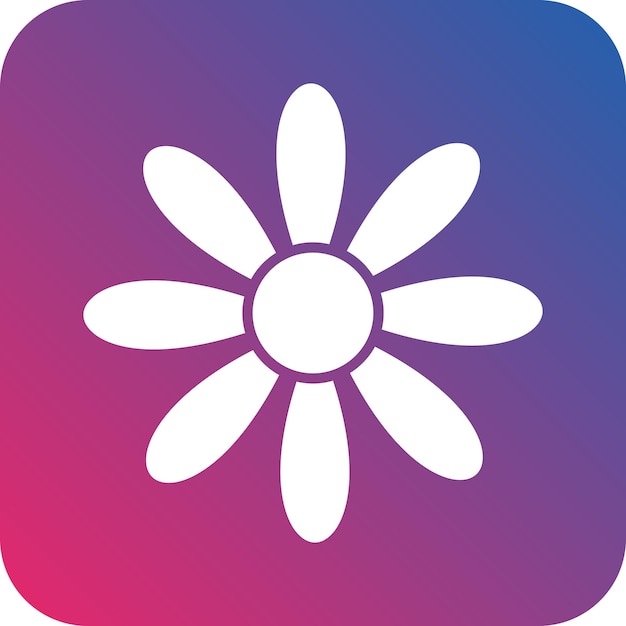 Векторный дизайн Daisy Icon Style