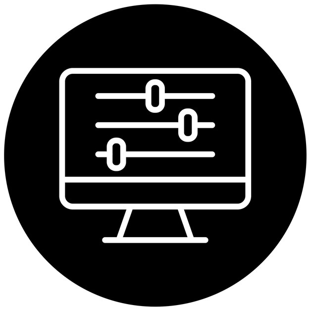 Vector Design Dashboard Settings Icon Style