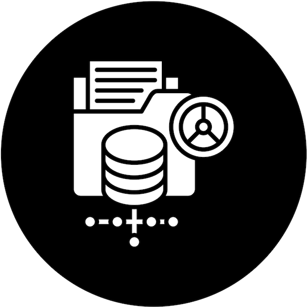 vector design data controller icon style