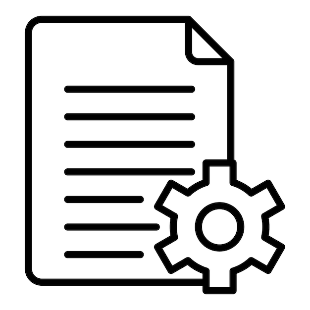 Vector Design Data Management Icon Style