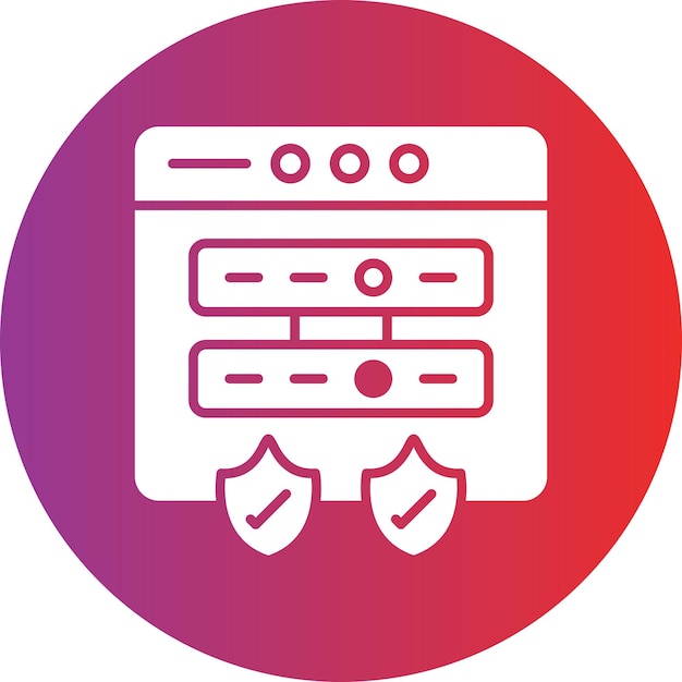 ベクター デザイン データ 保護 アイコン スタイル