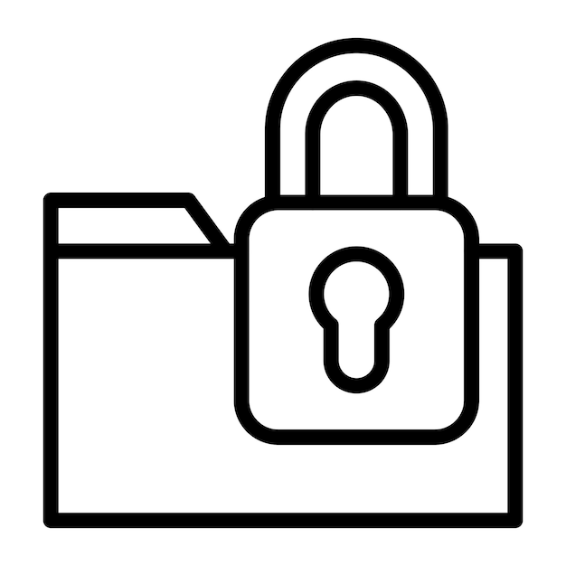 Vector Design Data Protection Icon Style