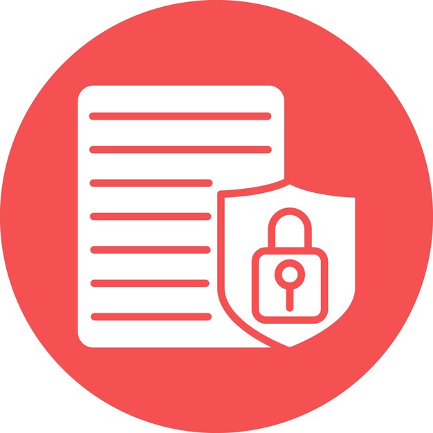 Vector Design Data Security Icon Style