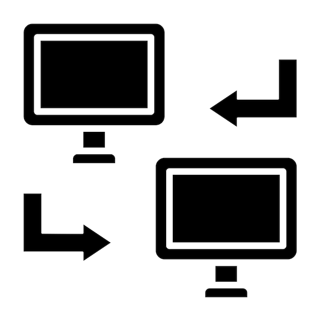 Vector Design Data Transfer Icon Style