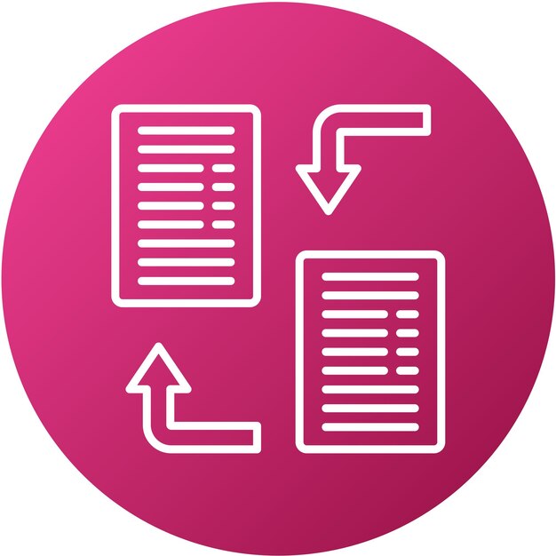 Vector Design Data Transfer Icon Style