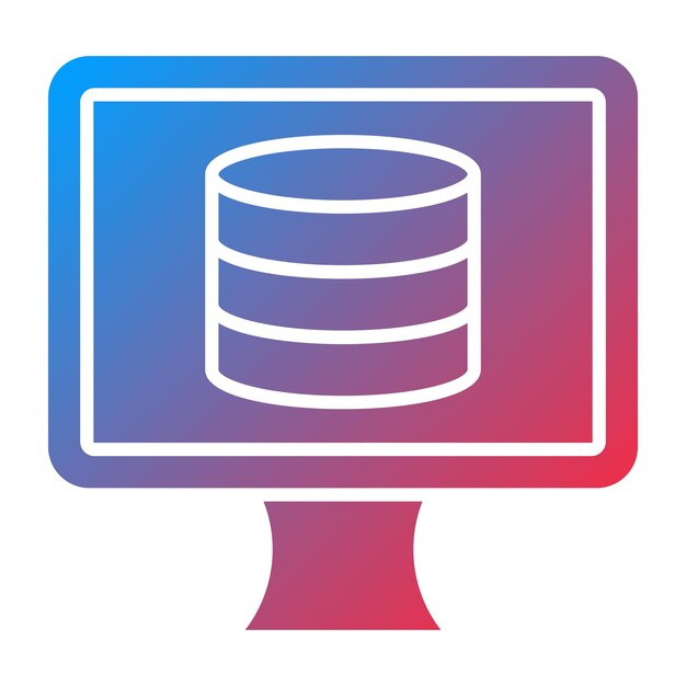 Vector vector design database icon style