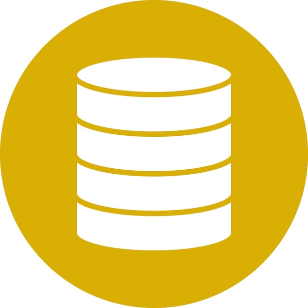 Vector Design Database Icon Style