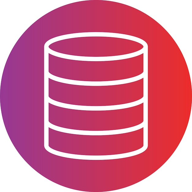 Vector Design Database Icon Style