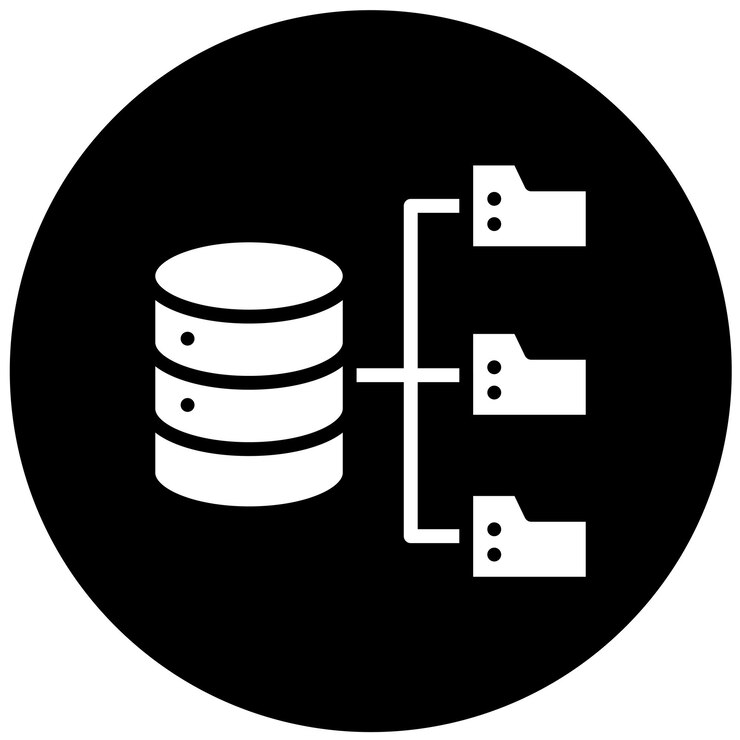 Vector vector design database icon style
