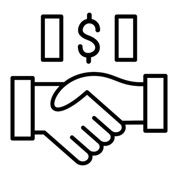 Векторный дизайн Deal Icon Style