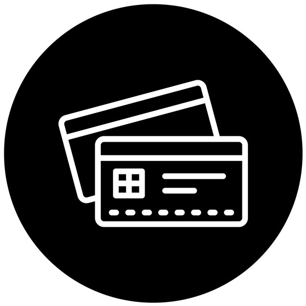 ベクトル デザイン デビット カード アイコン スタイル