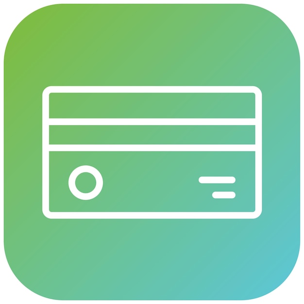 Vector Design Debit Card Icon Style