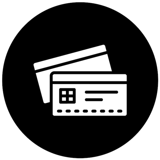 ベクトル デザイン デビット カード アイコン スタイル