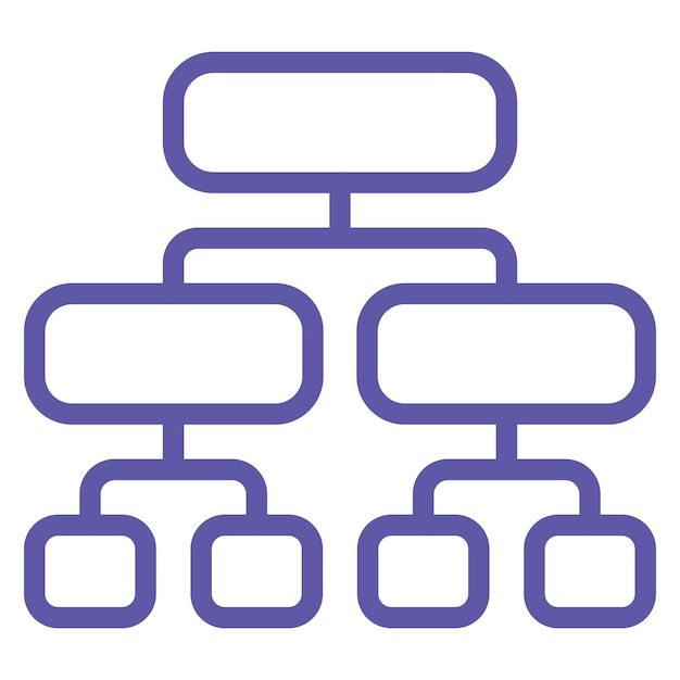 Vector vector design decision tree icon style