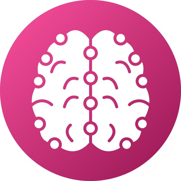 Vector Design Deep Learning Icon Style