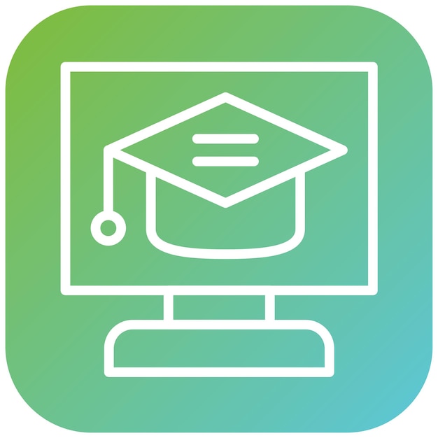 Vector Design Degree Icon Style