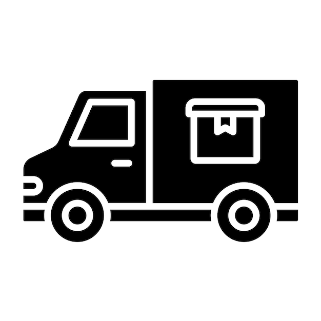 Vector Design Delivery Van Icon Style