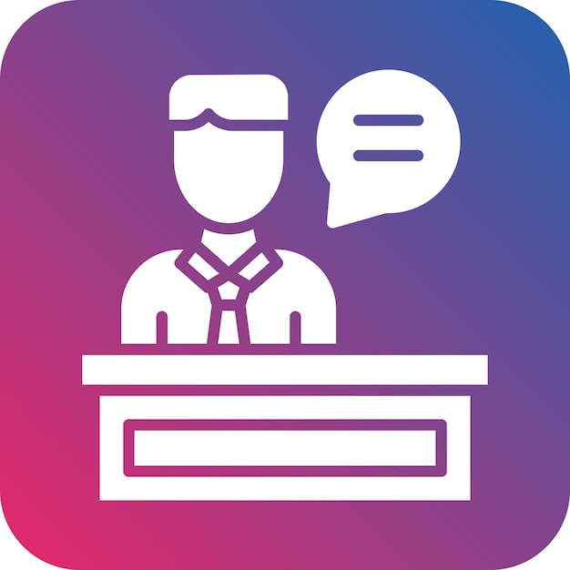 Vector Design Demagogue Icon Stijl