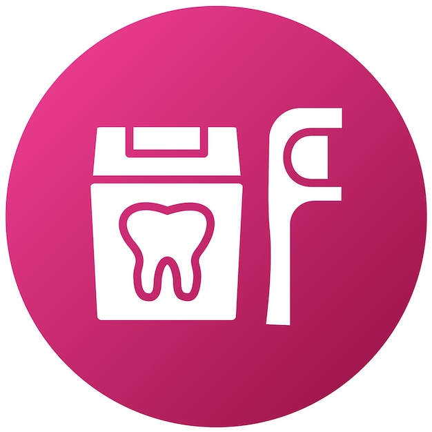 Vector Design Dental floss Icon Style