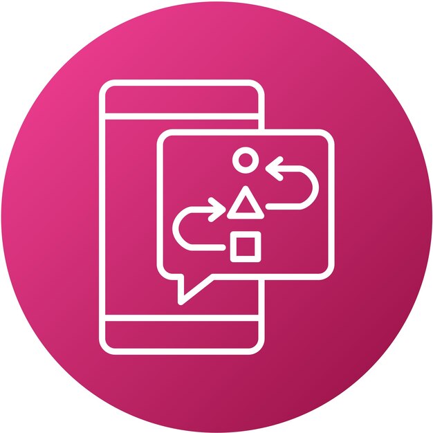 터 디자인 의존성 아이콘 스타일