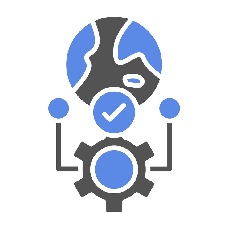 Vector vector design deployment icon style