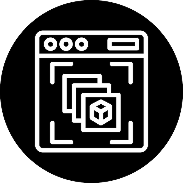 터 디자인 깊이 인식 아이콘 스타일