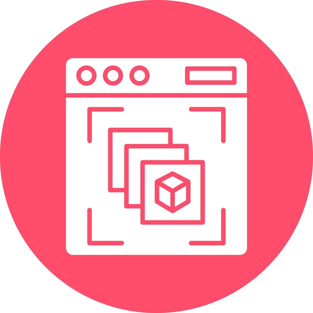 터 디자인 깊이 인식 아이콘 스타일