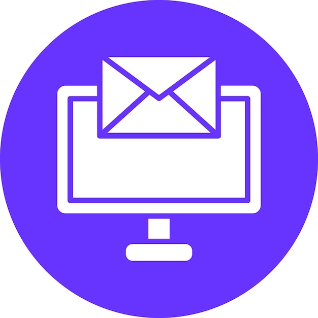 Vector vector design desktop messaging icon style