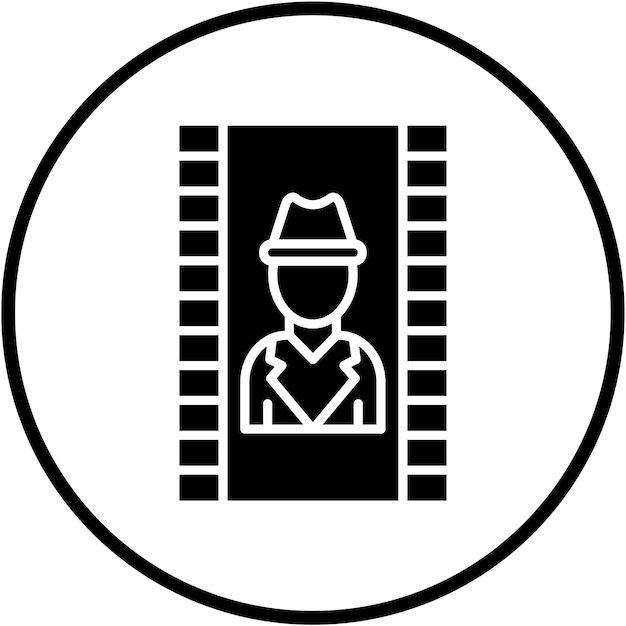 Vector vector design detective icon stijl