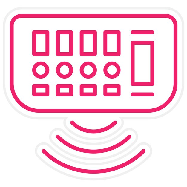 Vector vector design detector icon style