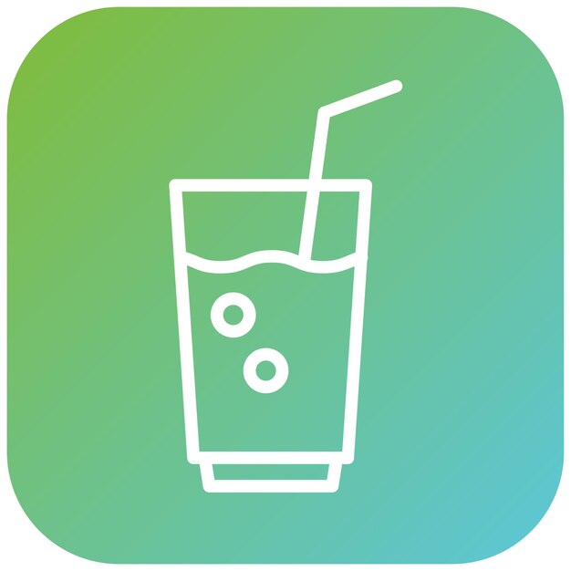 Vector Design Detox Juice Icon Stijl