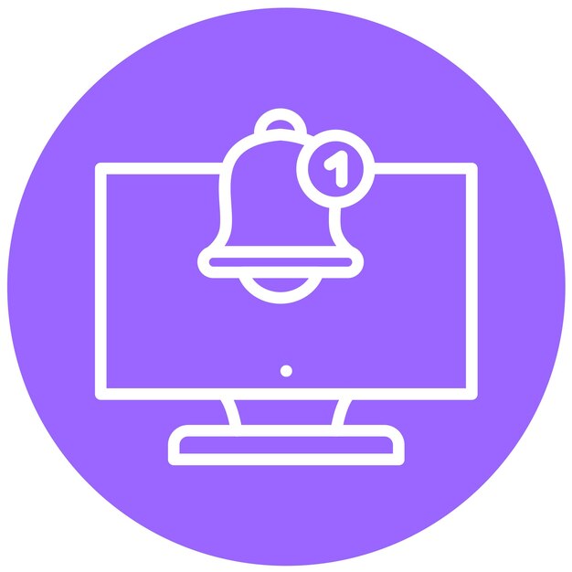 터 디자인 장치 알림 아이콘 스타일