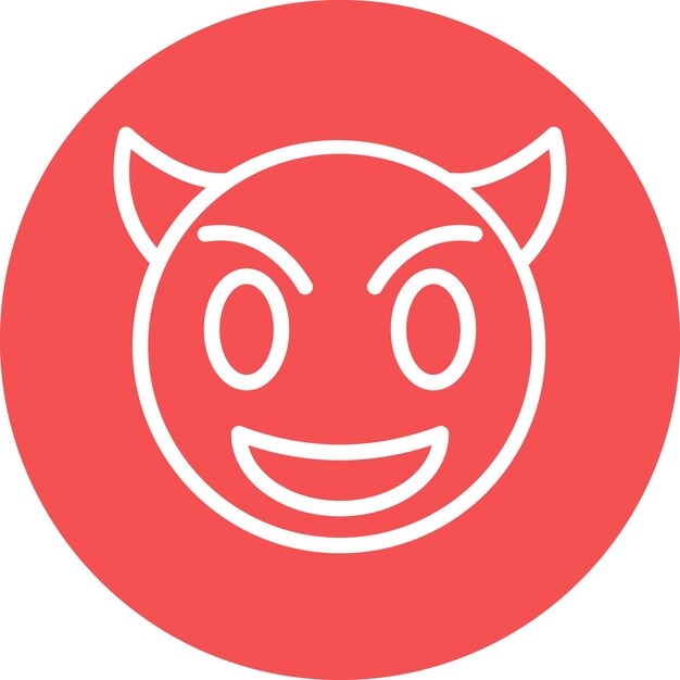 Vector Design Devil Icon Style