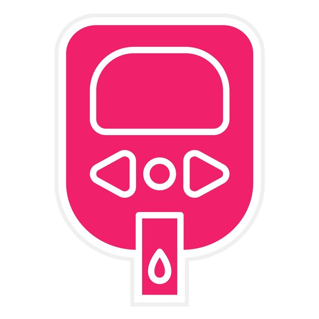 Vector vector design diabetes test icon style