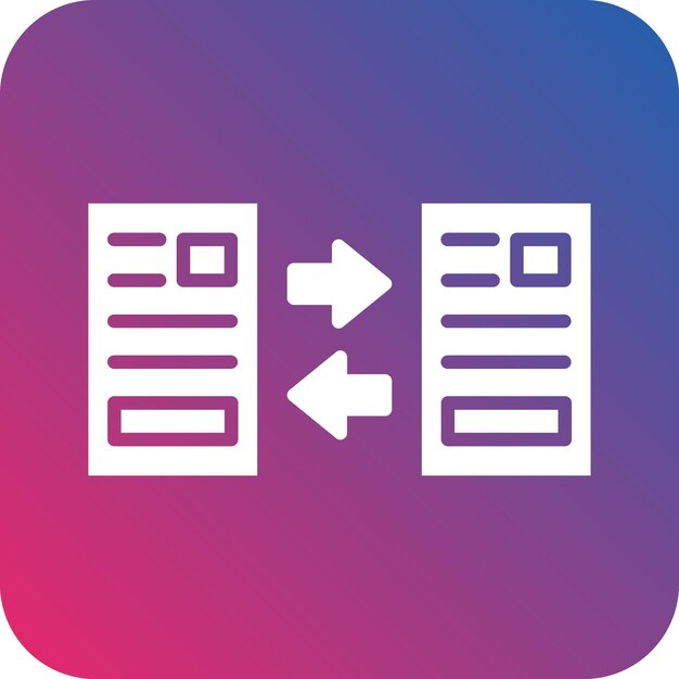 Vector Design Differentiation Icon Style