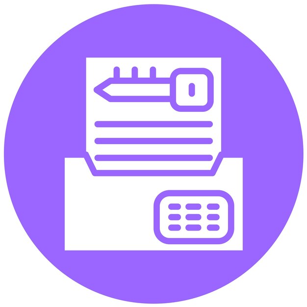 Vector Design Digitale Encryptie Icon Stijl