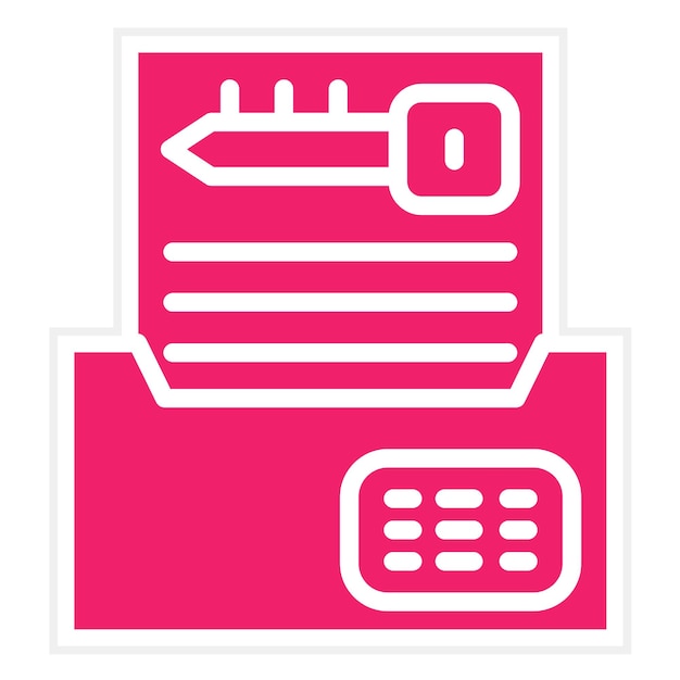 Vector Design Digitale Encryptie Icon Stijl