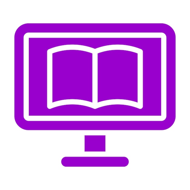 Vector Design Digitale Leer Icon Stijl