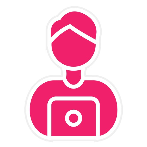 Vector Design Digitale Nomad Icon Stijl