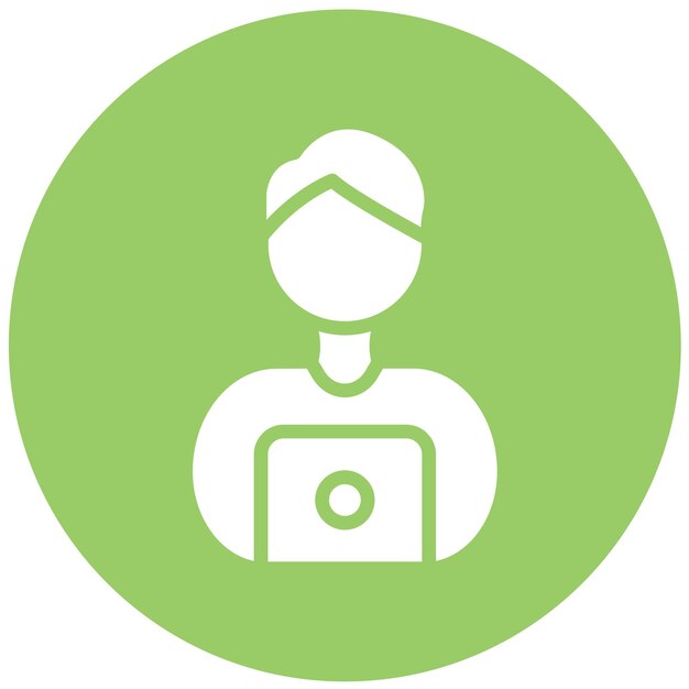 Vector Design Digitale Nomad Icon Stijl