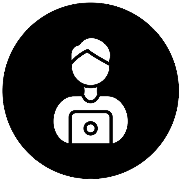 Vector Design Digitale Nomad Icon Stijl