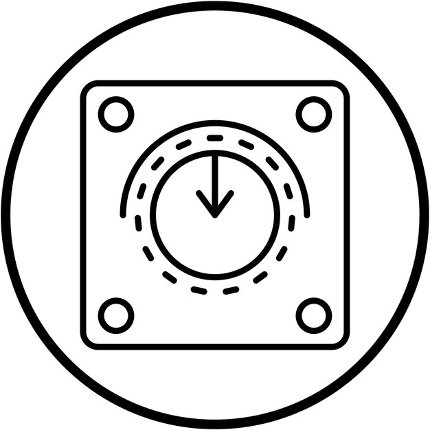 Vector vector design dimmer switch icon style