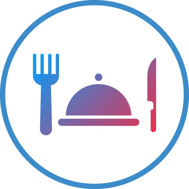 Vettore vector design dinner icon style