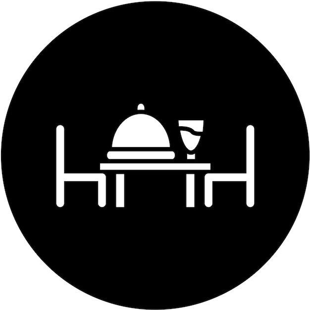 Vector vector design dinner table icon style