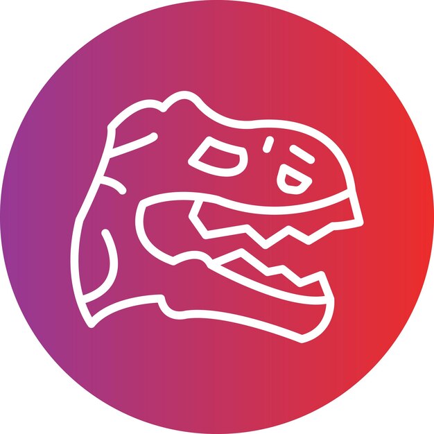 Vector Design Dinosaur Icon Style