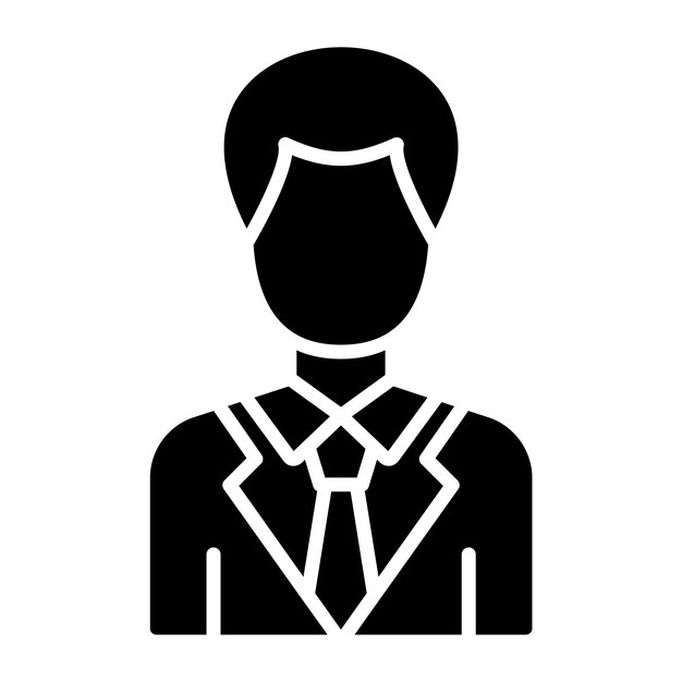 Vector Design Director Male Icon Style