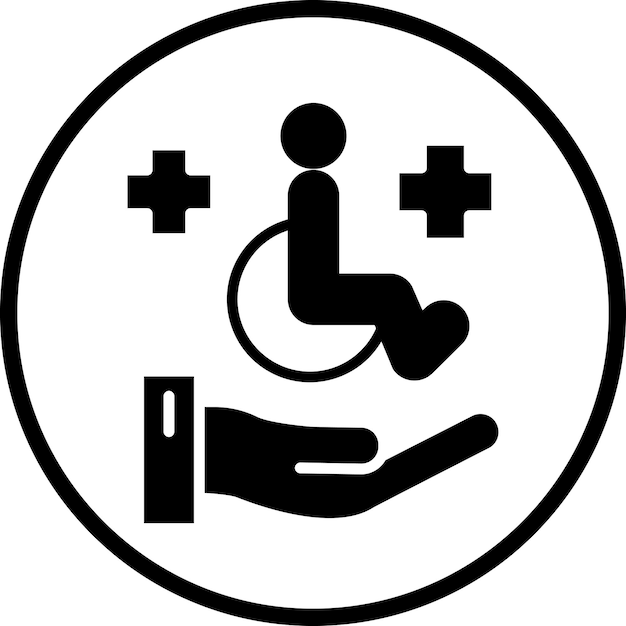 Vettore progettazione vettoriale disabilitare lo stile dell'icona di aiuto