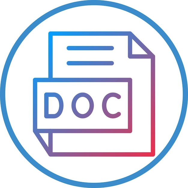 벡터 터 디자인 doc 아이콘 스타일